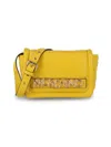 Moschino Women's Balloon Logo Shoulder Bag In Yellow