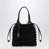Moschino Women Woven Nappa Leather Shopping Bag