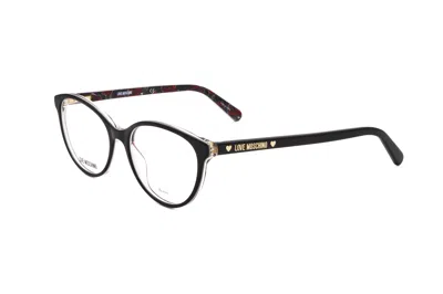 MOSCHINO WOMEN'S BLACK 52MM OPTICALS