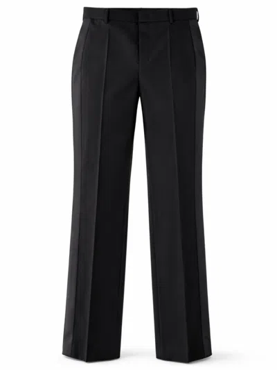 Moschino Black Tailored Flat Front Pants