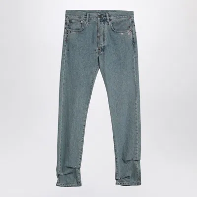 Moschino Women's Blue Blue Jeans With Rivets