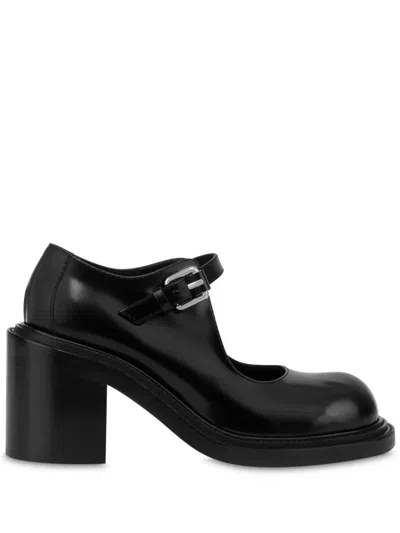 Moschino Olivia Heeled Mary Jane In Black