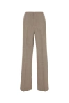 Moschino Pantalone In Lana Cappuccino Donna In Brown