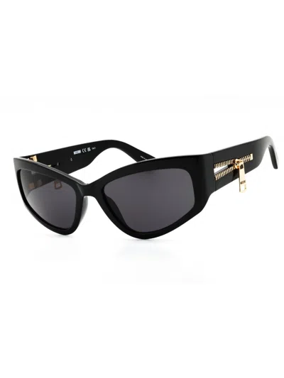 Moschino Women's Cat Eye Mini Sunglasses In Black