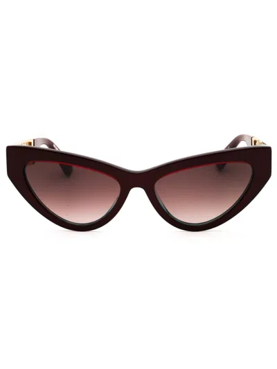 Moschino Women's Cat Eye Sunglasses In Brown