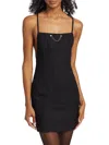Moschino Women's Chain Backless Minidress In Black
