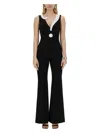 Moschino House Symbol Jumpsuit In Black