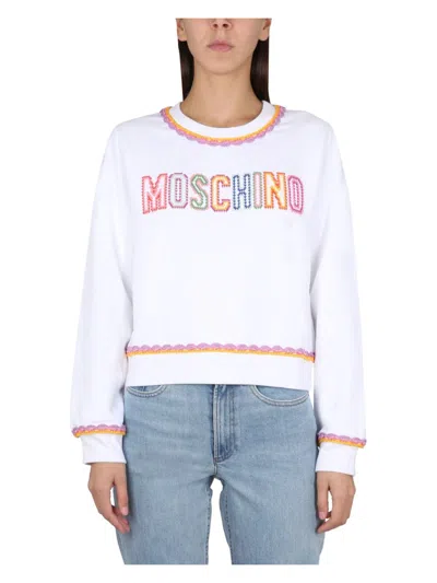 MOSCHINO WOMEN'S CREWNECK SWEATSHIRT