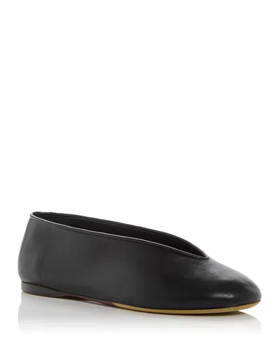 Moschino Women's Duck Ballet Flats In Black
