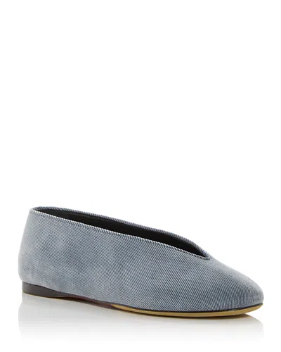 Moschino Women's Duck Ballet Flats In Blue
