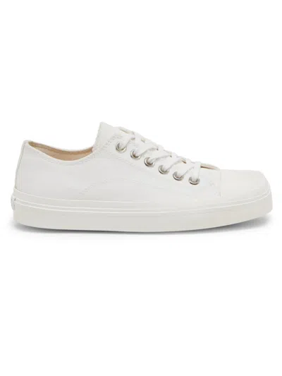 Moschino Women's Edge Canvas Low-top Sneakers In White