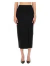Moschino Enverse Midi Skirt In Black