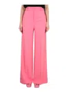 Moschino High-waisted Palazzo Trousers In Pink