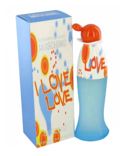 Moschino Women's I Love Love  3.4oz Eau De Toilette In White