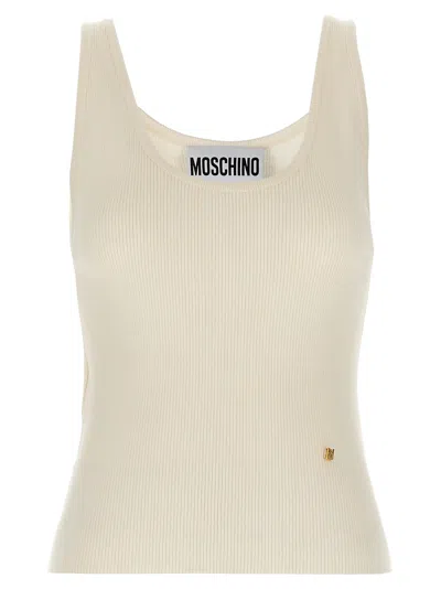 Moschino Women Knit Top In Neutral