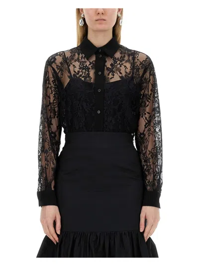 MOSCHINO WOMEN'S LACE SHIRT