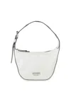 Moschino Women's Logo Shoulder Bag In White