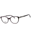 Moschino Women's Mol525 52mm Optical Frames In Burgundy