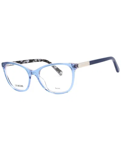 Moschino Women's Mol575 53mm Optical Frames In Blue