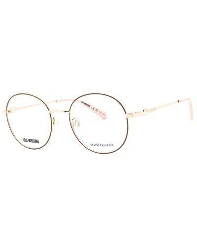 Moschino Women's Mol617/tn 51mm Optical Frames In Gold