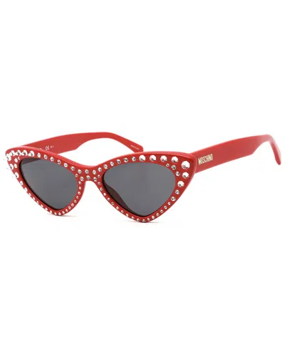 Moschino Women's Mos006/s/str 52mm Sunglasses In Red