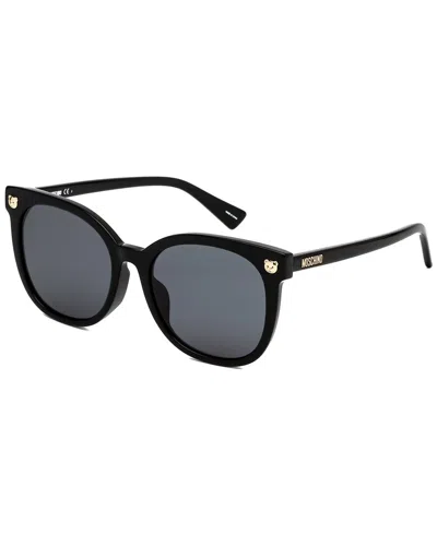 Moschino Women's Mos088 55mm Sunglasses In Black