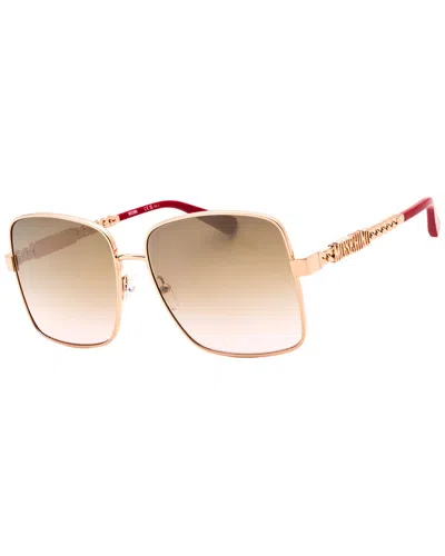 Moschino Women's Mos144/g/s 59mm Sunglasses In Gold
