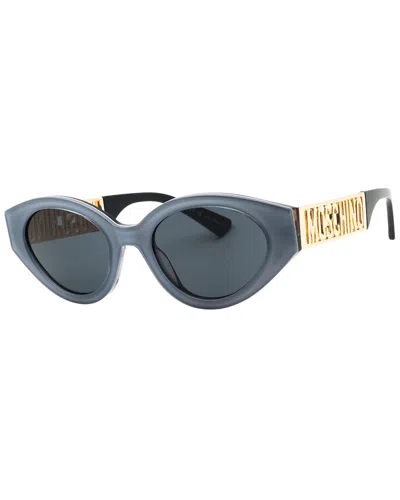 Moschino Women's Mos160/s 51mm Sunglasses In Blue