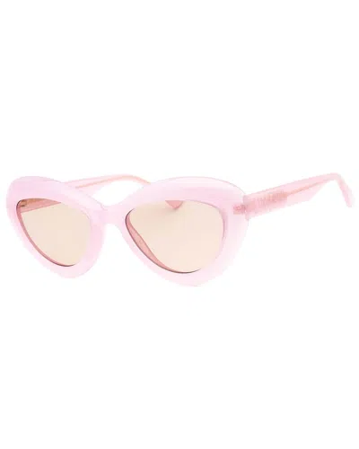 Moschino Pink Cat Eye Ladies Sunglasses Mos163/s 035j/u1 55