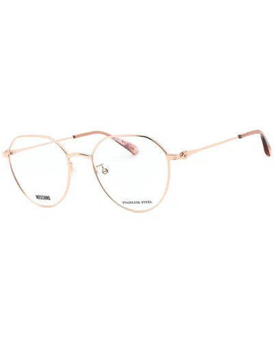 Moschino Women's Mos564/f  53mm Optical Frames In Gold