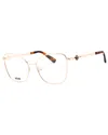 Moschino Women's Mos587 53mm Optical Frames In Gold