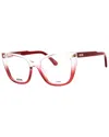 Moschino Women's Mos603 52mm Optical Frames In Red