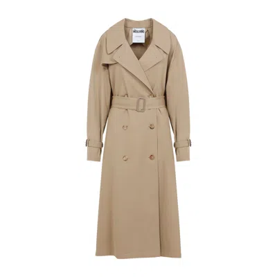 MOSCHINO MOSCHINO COTTON NYLON COAT WOMEN