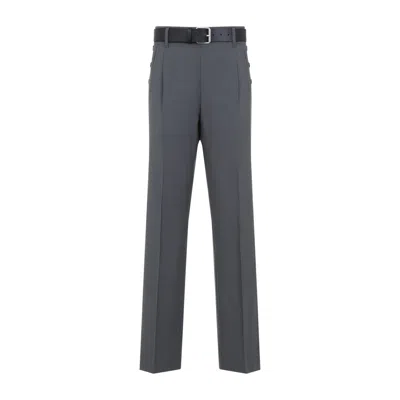 Moschino Straight-leg Tailored Pants In Gray