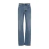 Moschino Relaxed High-waist Jeans With Classic Five-pocket Styling In Blue