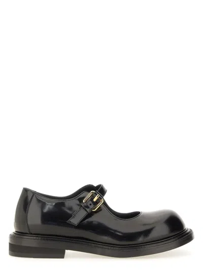 MOSCHINO WOMEN'S OLIVE MOCCASIN SANDAL