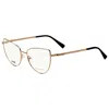 Moschino Women's 55mm Gold Opticals In Gold