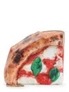 Moschino Pizza Clutch In Multicolour
