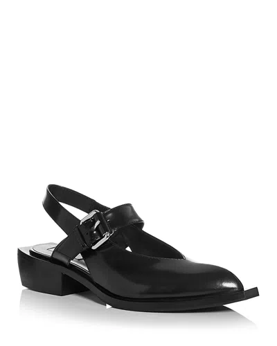 Moschino Women's Pointed Slingback Pumps In Black