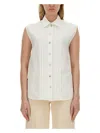 Moschino Couture Poplin Shirt In White
