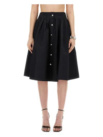 MOSCHINO WOMEN'S POPLIN SKIRT