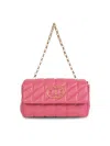 MOSCHINO WOMEN'S QUILTED SHOULDER BAG
