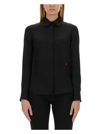 MOSCHINO WOMEN'S SILK BLEND SHIRT | SIZE 44 | 02097748