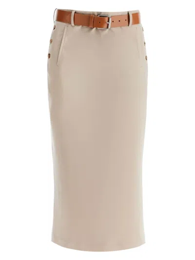 MOSCHINO WOMEN'S SKIRT WITH BELT