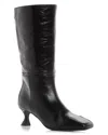 Moschino Women's Square Toe Boots In Black