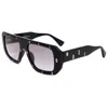 Moschino Dark Grey Shaded Browline Ladies Sunglasses Mos129/s 0807/9o 54 In Black