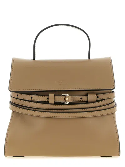 Moschino Women's Tie Me Handbag In Beige