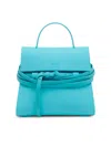 Moschino Women's Tie Me Top Handle Bag In Blue