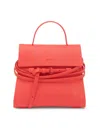 Moschino Women's Tie Me Top Handle Bag In Red