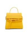 Moschino Mini Bag Structured Shape Top Handle In Yellow